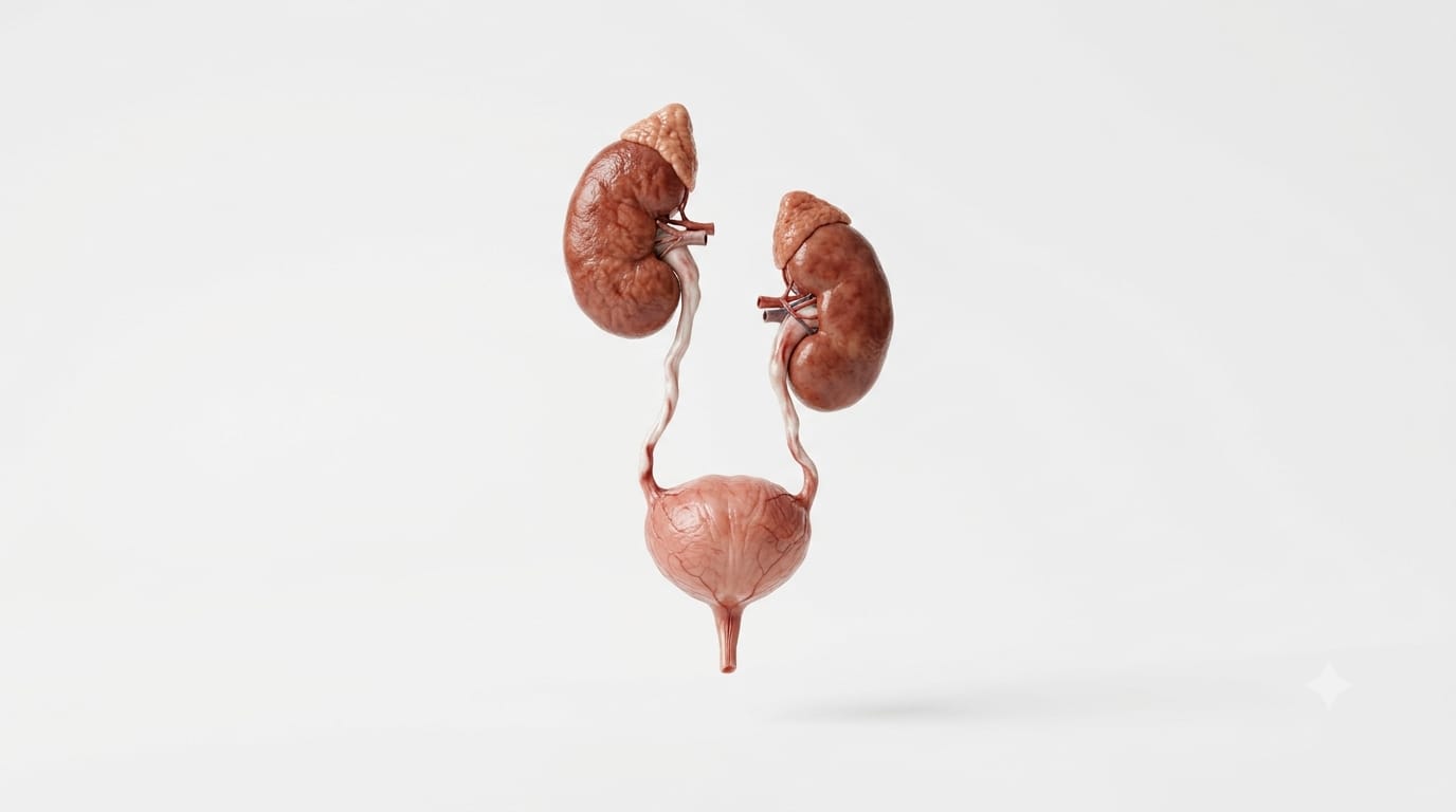 Kidneys, ureters and bladder
